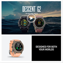 GARMIN Descent G2 Dive Computer Smartwatch, Pink, AMOLED Touchscreen Display, 10-Day Battery Life, Multiple Dive Modes