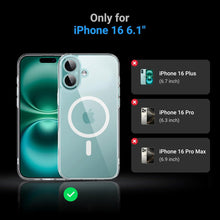 UGREEN iPhone 16 Case MagSafe (MagU), Revolutionary iCrystal Tech Clear Cover, MIL-Grade Protection, Anti-Scratch, Camera Protective, Magnetic Ultra Slim for iPhone 16 6.1 inch Accessories