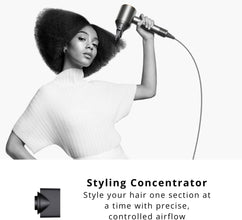 Dyson Supersonic Hair Dryer in Vinca blue and Rose (With Dyson designed Presentation case and 1 Wide-Tooth Comb)-HD07, 1 Count