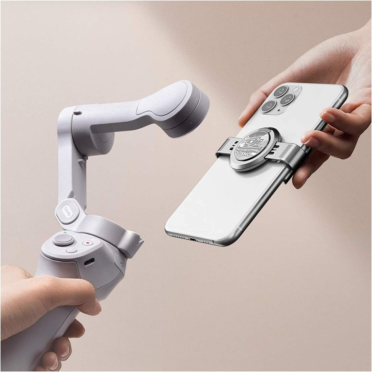DJI OM 4 - Handheld 3-Axis Smartphone Gimbal Stabilizer with Grip Tripod Vlog YouTube Live Video for iPhone Android