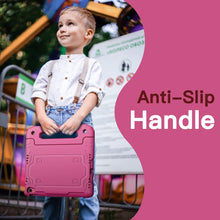 JETech Kids Case for iPad (A16) 11th/10th Generation (2025/2022) with Built-in Screen Protector, Shockproof Full-Body Handle Stand Tablet Protective Cover (Plum)