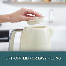 Breville VKT251 Kettle, 18/8 Stainless Steel, Cream