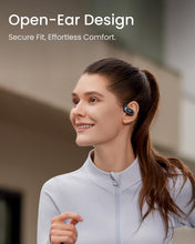SHOKZ OpenFit Air Open-Ear Headphones, True Wireless Bluetooth Earphones with Microphone, Earbuds with Air Earhook, Fast Charging, 28h Playtime, IP54 Water-Resistant for Workout - Black