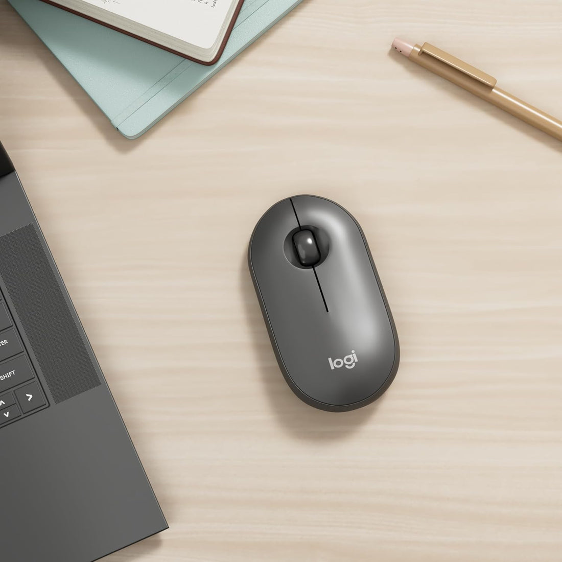 Logitech Pebble Mouse 2 M350s Slim Bluetooth Wireless Mouse