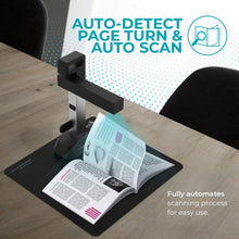 IRIScan Laptop Desk and A4 Document Scanner - v6: Letter, Free PDF Editor, Portable Scanner, Book Scanner, 8MP, Win Mac