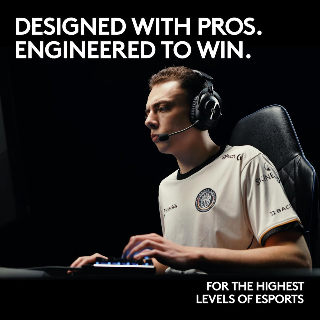Logitech G PRO X 2 LIGHTSPEED Wireless Gaming Headset, Detachable Boom Mic, 50mm Graphene Drivers, DTS