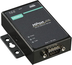 MOXA NPort 5110-1 Port Serial Device Server, 10/100 Ethernet, RS232, DB9 Male