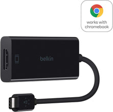 Belkin Adapter HDMI auf USB-C (4K bei 60 Hz, 4096x2160, unterstützt Thunderbolt 3 und HDCP 2.2) schwarz