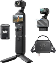 DJI Osmo Pocket 3 Combo, vlog Camera 4K with 1-Inch CMOS and 4K/120fps Video, 3-Axis Stabilization, Digital Camera, Fast Focus, Includes Microphone for Clear Sound, YouTube
