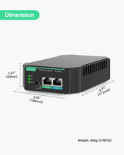 LINOVISION Gigabit 90W 802.3bt PoE Injector, Compatible with Standard and Legacy Non-Standard PD Device, PoE++ Injector for High Power Consumption PTZ Camera, VoIP Phone