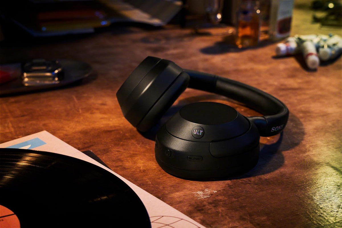 Sony ULT WEAR Wireless Noise Cancelling Headphones, Ultimate Deep Bass, 30 hours battery life, Clearer hands-free calling, Multipoint Connection, WH-ULT900N, Black, UAE Version - 1-Year warranty