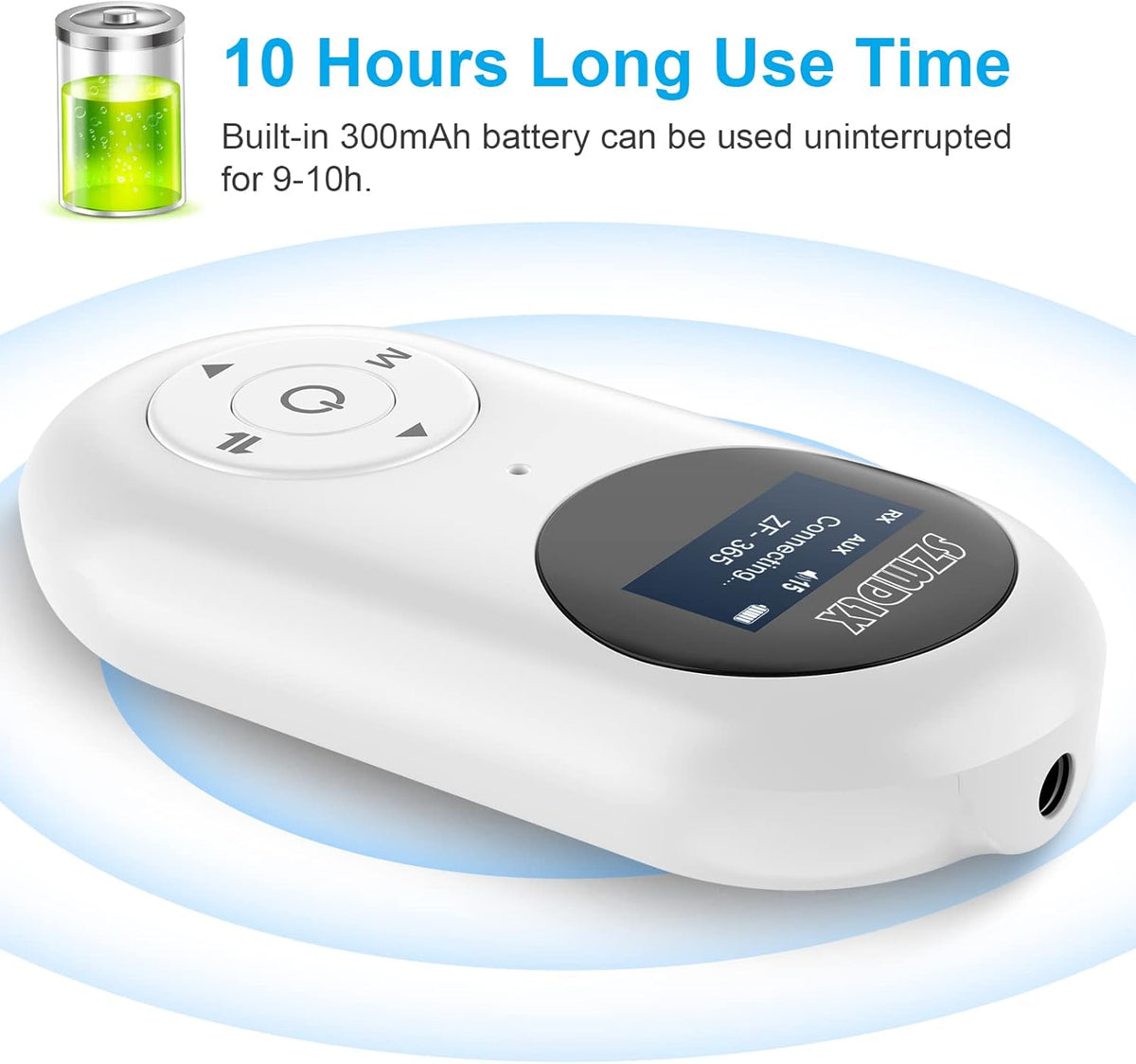 Bluetooth 5.0 Transmitter Receiver 3 in 1, Dual Pairing Blutooth Transmitter Receiver Wireless Audio Adapter with LCD Display 3.5 mm AUX Stereo Output for TV, PC, Laptop, Headphones, Car, Earbud, MP3
