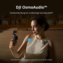 DJI Osmo Pocket 3 Combo, vlog Camera 4K with 1-Inch CMOS and 4K/120fps Video, 3-Axis Stabilization, Digital Camera, Fast Focus, Includes Microphone for Clear Sound, YouTube