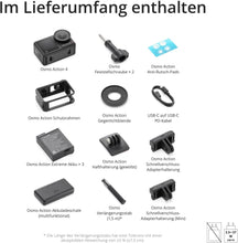 DJI Osmo Action 4 Adventure Combo with Storage Bag + Tempered Film + Protective Case, 4K/120fps Camera, 1/1.3