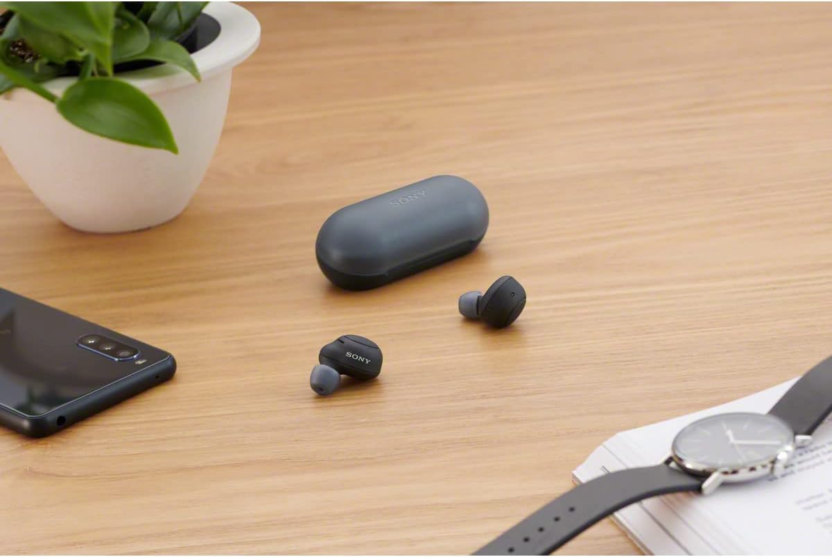 Sony WF-C500 Truly Wireless In-Ear Bluetooth Earbud Headphones with Mic and IPX4 water resistance, Black