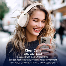 UGREEN HiTune Max5C Headphones Wireless, 75H Playtime, Adaptive Noise Cancelling, Hi-Res Sound Bluetooth 5.4 Over-ear Headsets, Custom EQ & Multiple Connection via App, Foldable Retractable Earphones