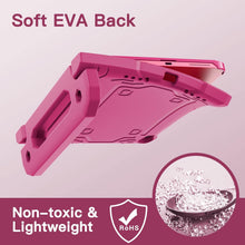 JETech Kids Case for iPad (A16) 11th/10th Generation (2025/2022) with Built-in Screen Protector, Shockproof Full-Body Handle Stand Tablet Protective Cover (Plum)