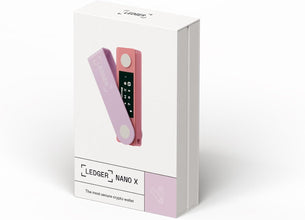 Ledger Nano X: secure and manage your crypto & NFTs on-the-go with our Bluetooth®-enabled hardware wallet. (Pastel Pink)