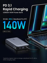 UGREEN Power Bank 25000mAh 145W Laptop Portable Charger with 3-Port Output USB C Fast Charging, Smart Digital Display Battery Pack for iPhone 16 Series, Samsung S25U, MacBook, Dell, iPad, AirPods etc