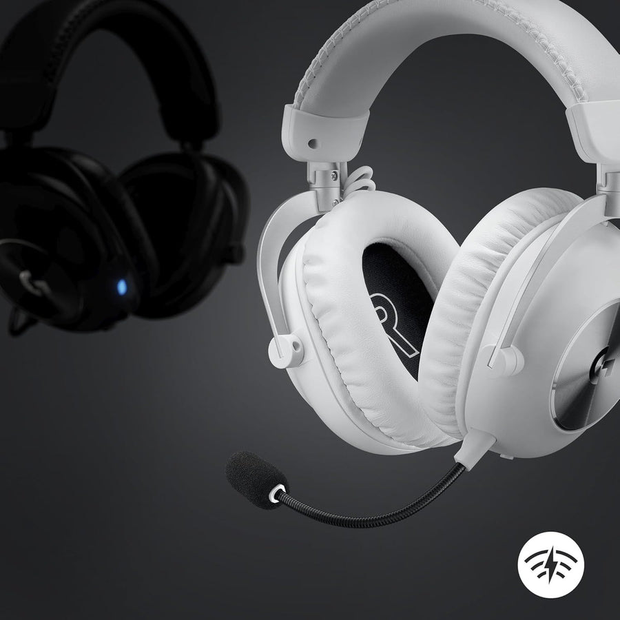 Logitech G PRO X 2 LIGHTSPEED Wireless Gaming Headset, Detachable Boom Mic, 50mm Graphene Drivers, DTS