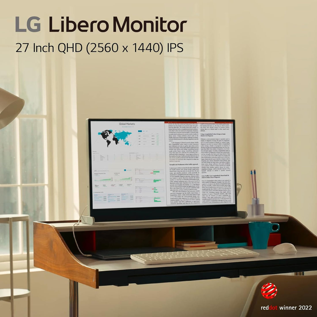LG 27MQ70QC-S.AUS 27" QHD IPS HDR 10 Libero Monitor