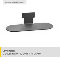 Jabra PanaCast 50 Table Stand, Allows PanaCast 50 to be Used as a Free-Standing Unit, Ideal for Travelling and for Use in Multiple Locations, Compact Design, Gray | 14207-75