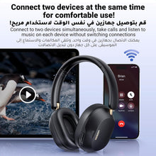 UGREEN HiTune Max5C Headphones Wireless, 75H Playtime, Adaptive Noise Cancelling, Hi-Res Sound Bluetooth 5.4 Over-ear Headsets, Custom EQ Multiple Connection via App, Foldable Retractable Earphones
