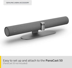 Jabra PanaCast 50 Table Stand, Allows PanaCast 50 to be Used as a Free-Standing Unit, Ideal for Travelling and for Use in Multiple Locations, Compact Design, Gray | 14207-75