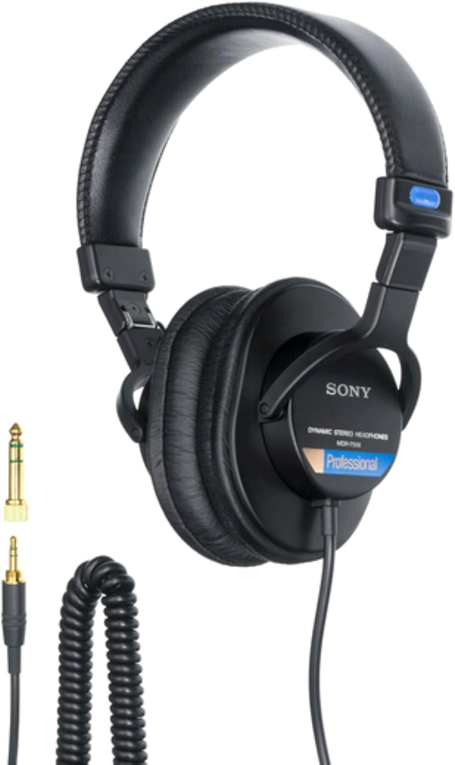Sony MDR7506 Professional Large Diaphragm Headphone, Wired