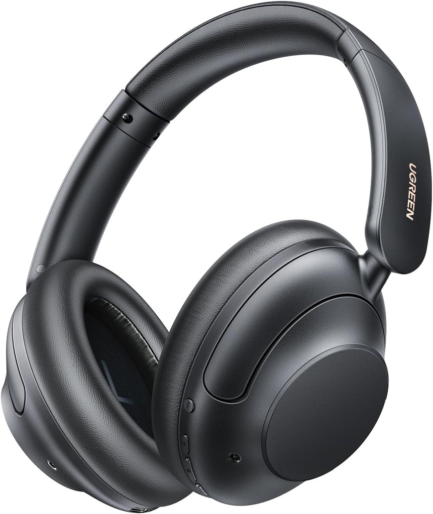 UGREEN HiTune Max 5 Noise Cancelling Headphones Wireless Bluetooth 5.0 Headphone Over-Ear, 90 Hours Playtime Fast Charging Headsets, HiFi Stereo Hi-Res Deep Bass Lightweight Foldable, Built-in Mic
