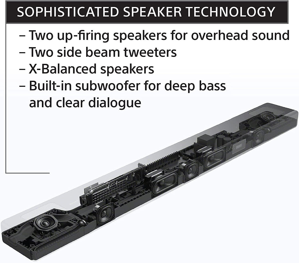 Sony HT-A5000 5.1.2ch Dolby Atmos Sound Bar Surround Home Theater with DTS:X and 360 Spatial Mapping works Alexa Google Assistant