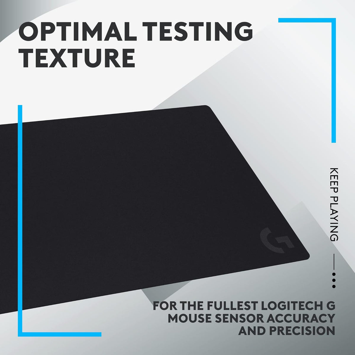 Logitech G840 Extra Large Gaming Mouse Pad, Optimised for Gaming Sensors, Moderate Surface Friction, Non-Slip Mouse Mat, Mac and PC Gaming Accessories, 900 x 400 x 3 mm