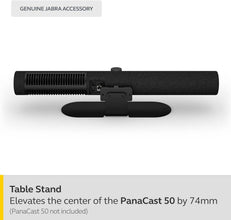 Jabra PanaCast 50 Table Stand, Allows PanaCast 50 to be Used as a Free-Standing Unit, Ideal for Travelling and for Use in Multiple Locations, Compact Design, Black | 14207-70