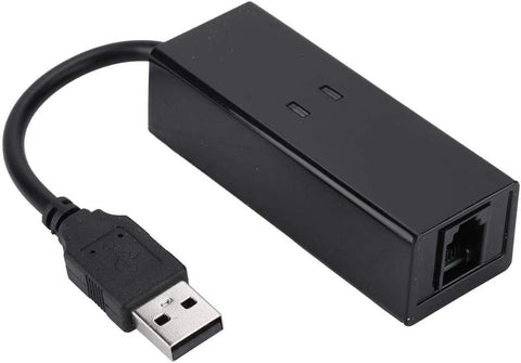 Wendry USB2.0 56K Fax Modem,External Hardware Dial Up V.92 Modem,USB Data Modem,Voice Fax Data Modem/Dongle/Adapter,Computer/Laptop Fax Modem,for Windows 98 SE/ME/2000/XP/Vista/Win 7