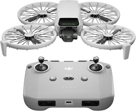 DJI Flip Drone 4K UHD Camera for Adults 3-Axis Gimbal Stabilization, 13km Video Transmission, Palm Takeoff, Auto Return, 31-Min Flight Time MOIAT Certified-UAE Version with Official Warranty Support