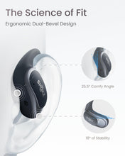 SHOKZ OpenFit Air Open-Ear Headphones, True Wireless Bluetooth Earphones with Microphone, Earbuds with Air Earhook, Fast Charging, 28h Playtime, IP54 Water-Resistant for Workout - Black