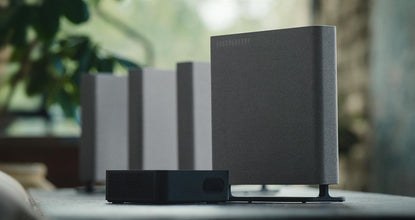 Sony BRAVIA Theater Quad Soundbar, 16 Total Speakers Home Theater Surround Sound System with 4 Wireless Speakers, Support for Dolby Atmos/DTS:X and 360 Spatial Sound Mapping - HT-A9M2