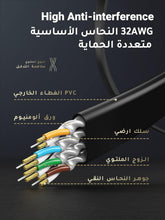 UGREEN Ethernet Cable Cat7 3M Gigabit Network Cord High-Speed Flat 10Gbps Shielded Internet Wire RJ45 Ethernet Cable Patch Compatible for Gaming PS5 PS4 PS3 Xbox Laptop Modem Router Computer