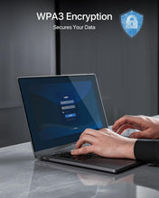 BrosTrend AXE5400 WiFi 6E USB Adapter, Long Range USB WiFi Adapter for PC Desktop Laptop, Tri-Band 6GHz 2402Mbps + 5GHz 2402Mbps + 2.4GHz 574Mbps, Wireless 6 Dongle Wireless Dongle for Windows 11/10