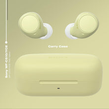 Sony WF-C510 Truly Wireless Earbuds, 22 hours battery life, Clearer hands-free calling, Multipoint Connection, Ambient Sound Mode, IPX4 Water Resistance, Yellow, UAE Version - 1-Year warranty
