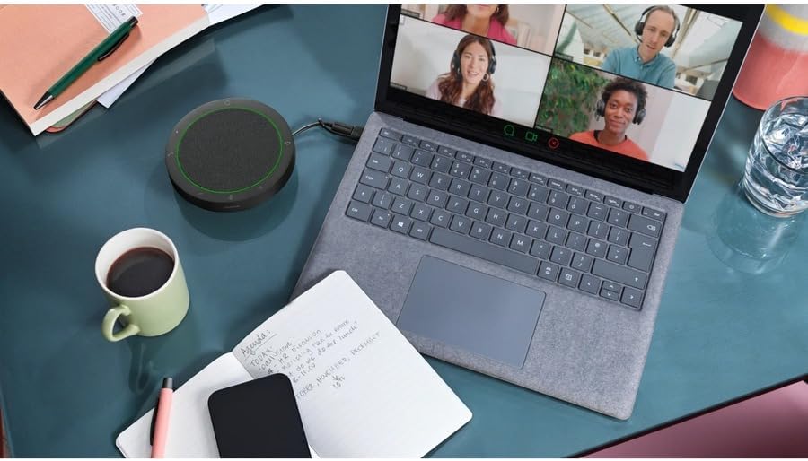 Jabra Speak2 40 Portable Speakerphone - 4 Noise-Cancelling Mics
