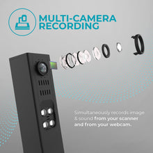 IRIScan Laptop Desk and A4 Document Scanner - v6: Letter, Free PDF Editor, Portable Scanner, Book Scanner, 8MP, Win Mac