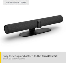 Jabra PanaCast 50 Table Stand, Allows PanaCast 50 to be Used as a Free-Standing Unit, Ideal for Travelling and for Use in Multiple Locations, Compact Design, Black | 14207-70