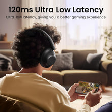 UGREEN HiTune Max 5 Noise Cancelling Headphones Wireless Bluetooth 5.0 Headphone Over-Ear, 90 Hours Playtime Fast Charging Headsets, HiFi Stereo Hi-Res Deep Bass Lightweight Foldable, Built-in Mic