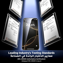 UGREEN iPhone 16 Pro Max Screen Protector 6.9'' 1:1 Full Coverage Military Grade Drop Protection HD Clear Tempered Glass Screen Protector, Easy to Install, Anti Fingerprint Fit for Most Cases 2 Pack