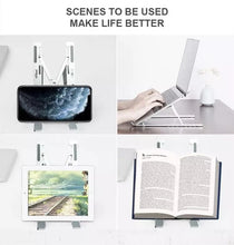 Adjustable Laptop Stand, Portable Aluminium Laptop Riser Laptop Holder for Desk, Foldable Ventilated Cooling Computer Support Stand for Apple MacBook Pro/Air, HP, Sony, Dell, Notebook Stand and more.