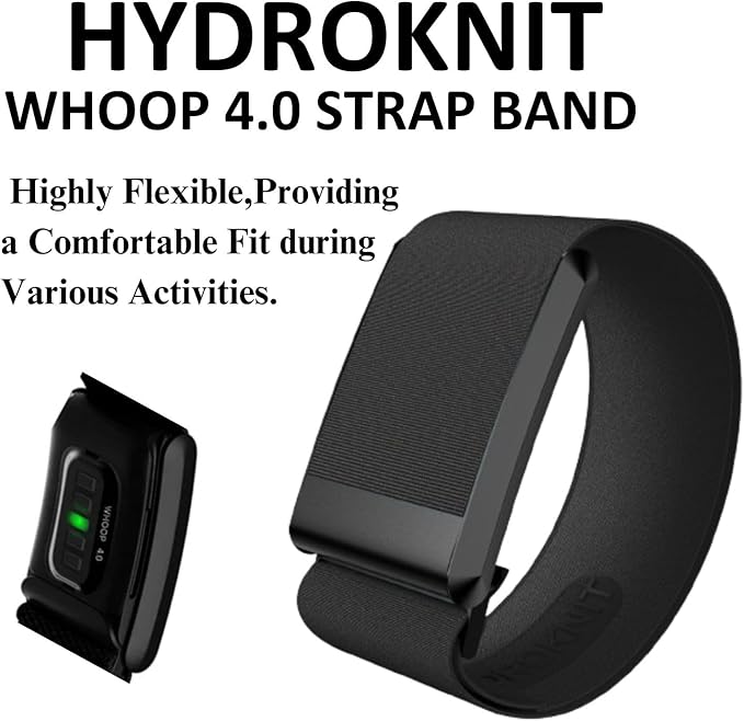 HydroKnit Wristband - Replacement Fast-Drying Band Compatible with WHOOP 4.0 - Stylish & Affordable Replacement Strap - Breathable Band Strap Including U Shape Connector