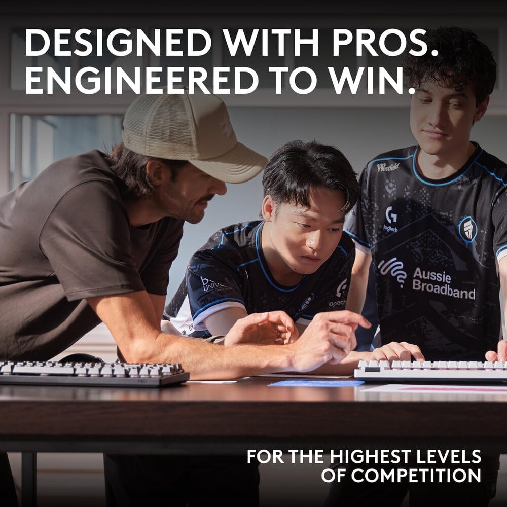 Logitech G PRO X 60 LIGHTSPEED Wireless Gaming Keyboard, Ultra Compact TKL 60% Mechanical Keyboard for Windows PC, LIGHTSYNC RGB, Dual-Shot PBT Keycaps, GX Optical Tactile Switches - Black