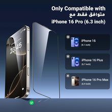 UGREEN iPhone 16 Pro Max Screen Protector 6.9'' 1:1 Full Coverage Military Grade Drop Protection HD Clear Tempered Glass Screen Protector, Easy to Install, Anti Fingerprint Fit for Most Cases 2 Pack