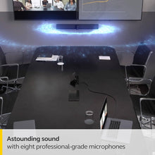 Jabra PanaCast 50 Conference Camera, 3x Cameras, 13 MP Camera Resolution, Up to 6x Lossless Digital Zoom, 2x 50mm Woofer & 2x 20mm Tweeters, 8x Beamforming Array Mic, Black | 8200-237